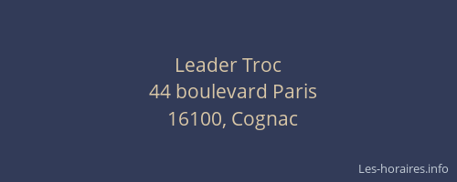 Leader Troc