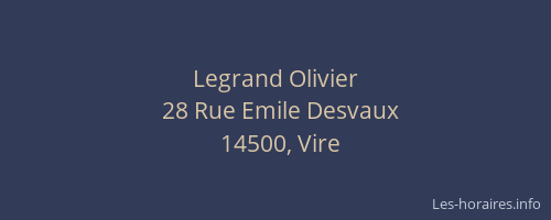 Legrand Olivier