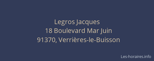 Legros Jacques