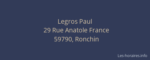 Legros Paul