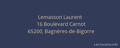 Lemasson Laurent