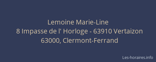 Lemoine Marie-Line