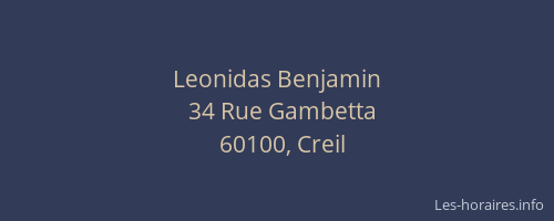 Leonidas Benjamin
