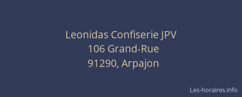 Leonidas Confiserie JPV