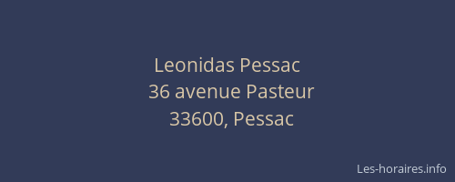 Leonidas Pessac
