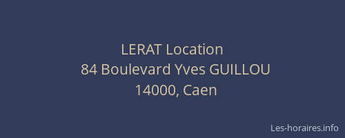 LERAT Location