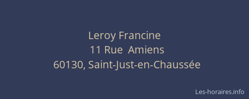 Leroy Francine