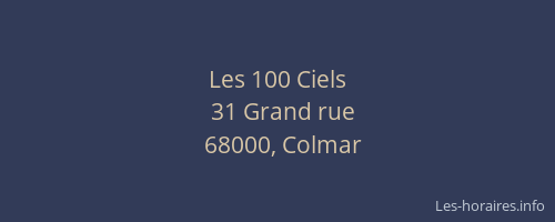 Les 100 Ciels