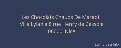 Les Chocolats Chauds De Margot