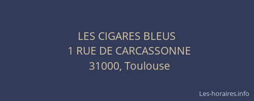 LES CIGARES BLEUS