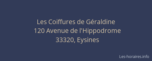 Les Coiffures de Géraldine