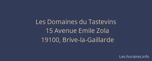 Les Domaines du Tastevins