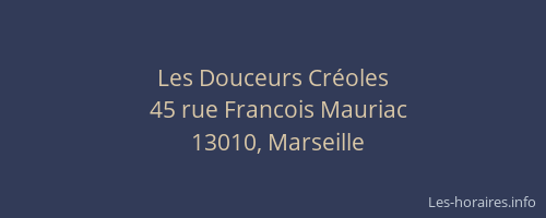 Les Douceurs Créoles