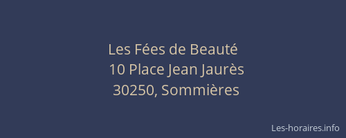 Les Fées de Beauté