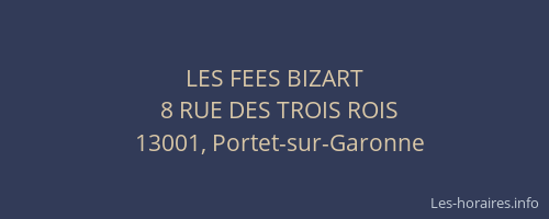 LES FEES BIZART