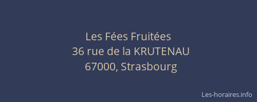 Les Fées Fruitées