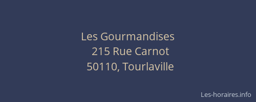 Les Gourmandises