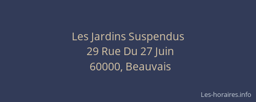 Les Jardins Suspendus