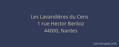 Les Lavandières du Cens