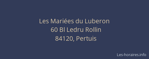 Les Mariées du Luberon