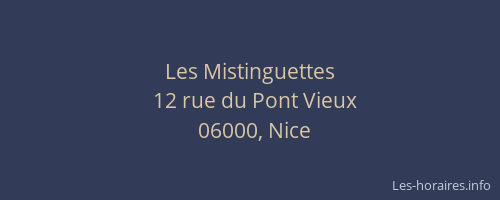 Les Mistinguettes