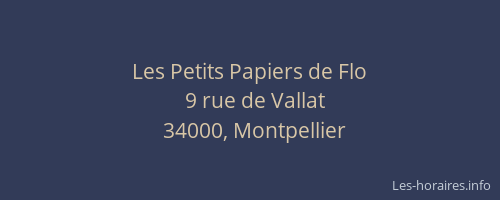 Les Petits Papiers de Flo