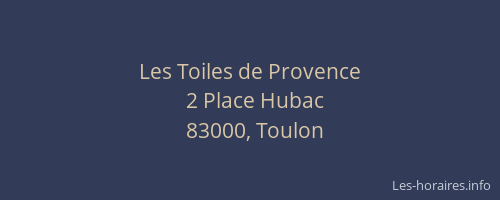 Les Toiles de Provence