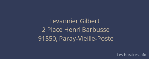 Levannier Gilbert