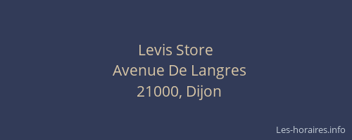 Levis Store