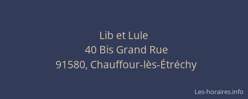 Lib et Lule