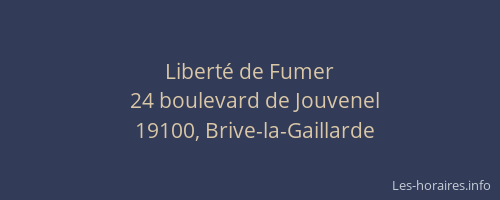 Liberté de Fumer