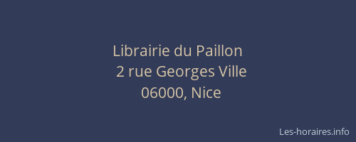 Librairie du Paillon