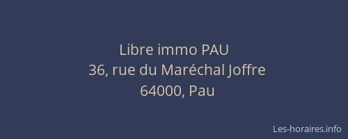 Libre immo PAU