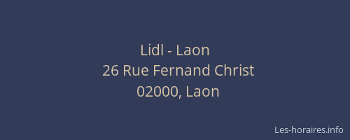 Lidl - Laon