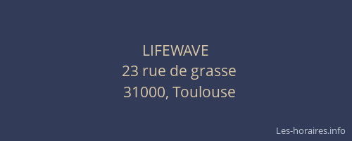 LIFEWAVE