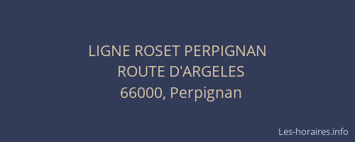 LIGNE ROSET PERPIGNAN