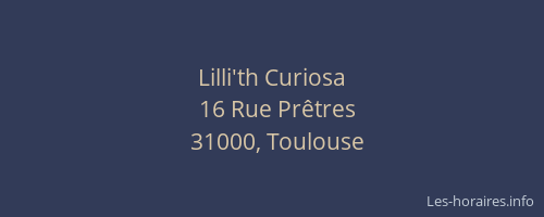 Lilli'th Curiosa