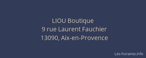 LIOU Boutique