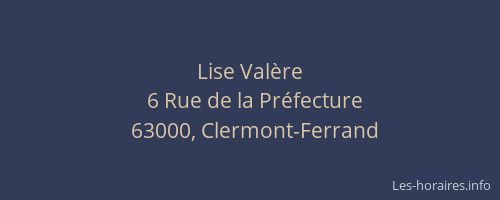 Lise Valère