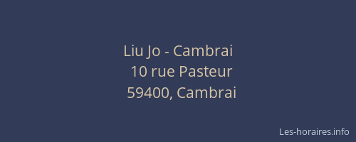 Liu Jo - Cambrai