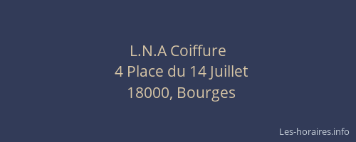 L.N.A Coiffure