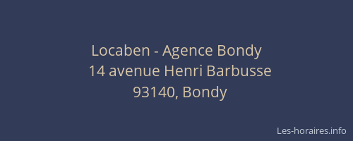 Locaben - Agence Bondy