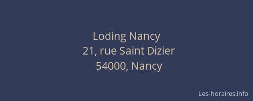 Loding Nancy