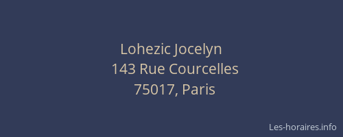 Lohezic Jocelyn