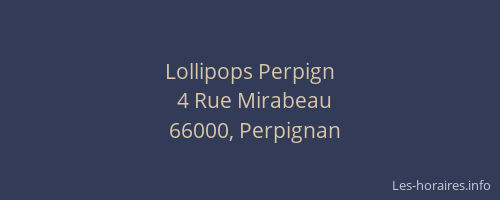 Lollipops Perpign
