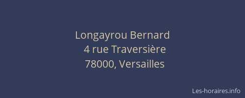 Longayrou Bernard