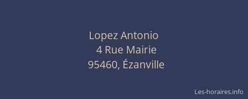 Lopez Antonio