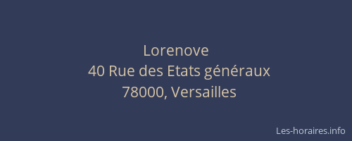 Lorenove