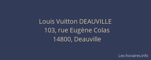 Louis Vuitton DEAUVILLE