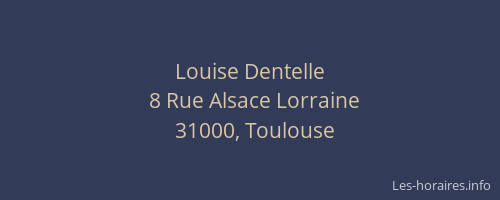 Louise Dentelle